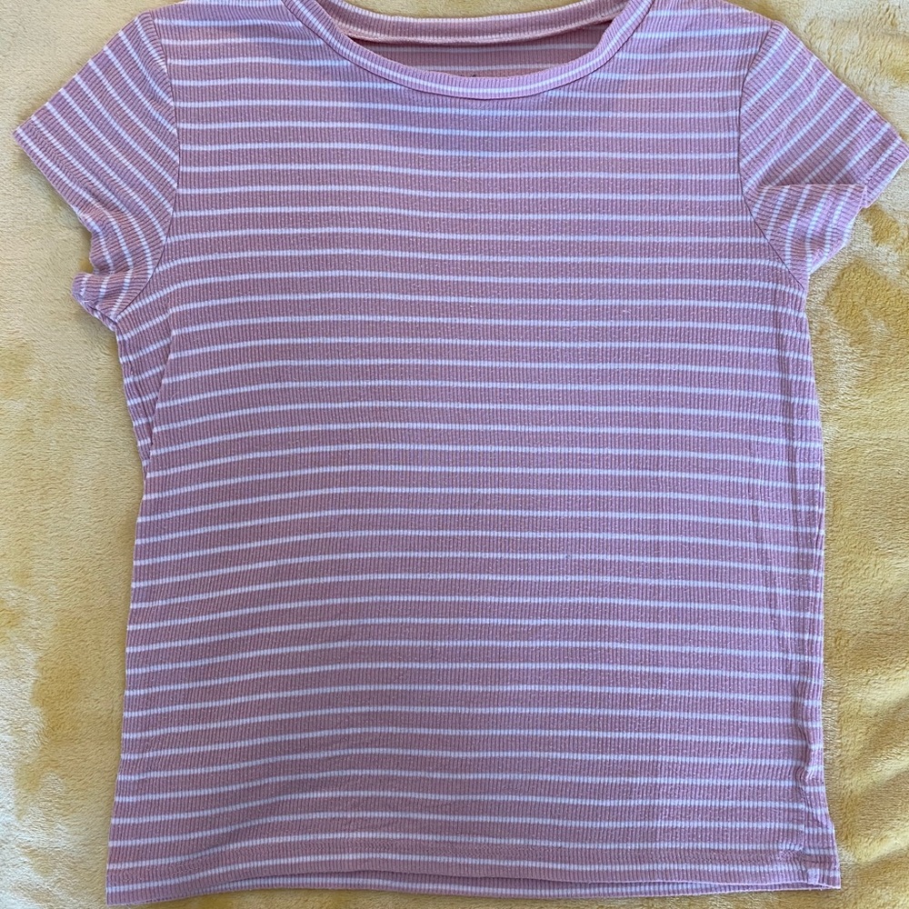 Striped American Eagle T-Shirt